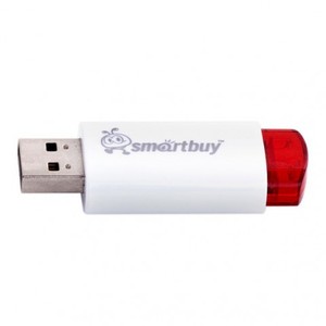 Флэш накопитель USB 16 GB Smart Buy Click White