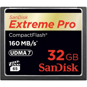 Карта памяти Compact Flash CF-32GB SanDisk Extreme Pro 160MB/s 1000x (SDCFXPS-032G-X46)