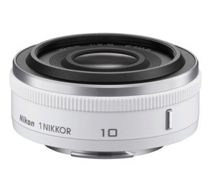 Объектив Nikon 10mm F2.8 Nikkor 1 белый