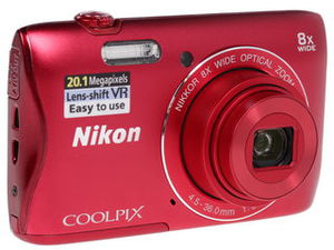 Цифровой фотоаппарат Nikon Coolpix S3700 красный