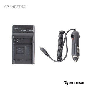 ЗУ GP AHDBT-401 Зарядное устройство с автомобильным адаптером, для АКБ GP H4B(GoPro4)