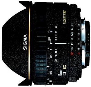 Объектив Sigma Sony AF 15mm F2.8 EX DIAGONAL Fisheye