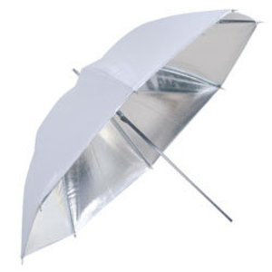 Зонт студийный на 84см Fujimi FJU567-33 белый серебро
