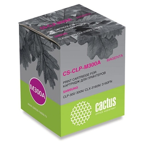 Тонер Картридж Cactus CS-CLP-M300A пурпурный для Samsung CLP-300/300N/CLX-3160N/3160FN (1000стр.)