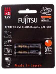 Аккумулятор Fujitsu HR-4UTHCEX(2B) ААА, 900 мАч, 2 шт (в блистере)