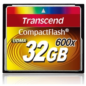 Карта памяти CF 32Gb Transcend Ultimate 600x R:90 W:90 - Compact Flash TS32GCF600