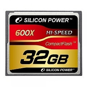 Карта памяти Compact Flash 32GB 600x Silicon Power