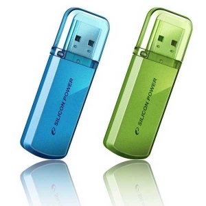 Флэш накопитель USB 2 Gb Silicon Power Helios 101 Blue