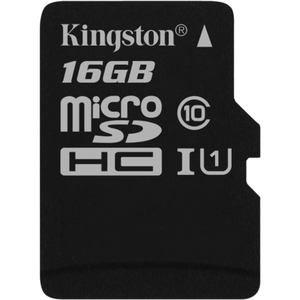 Карта памяти Kingston SDC10G2/16GBSP microSDHC 16 Гб Class 10 UHS-I R:45