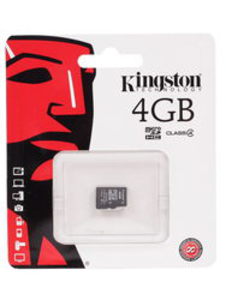 Карта памяти Kingston SDC4/4GBSP microSDHC 4 Гб class 4