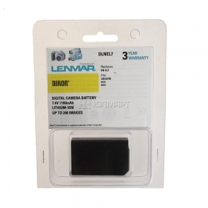 Батарея аккумуляторная Li-ion Lenmar DLNEL7 (Nikon EN-EL7) 3,7B 1100mAh