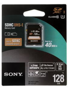 Карта памяти SDXC 128Gb - Sony Class10 UHS-I SF-G1UY/T1