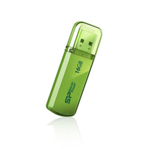 Память USB Flash 16 Gb Silicon Power Helios 101 Green SP016GBUF2101V1N