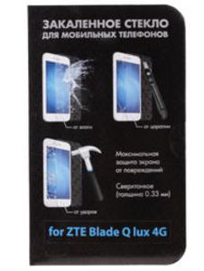 4.5" Защитное стекло для смартфона ZTE Blade Q lux 4G