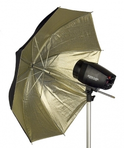 Зонт студийный Falcon Eyes UR-32SL светлозолотой (70см)