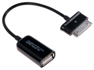 Кабель Ginzzu USB-host - 30-pin