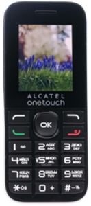Сотовый телефон Alcatel OT-1016D черный