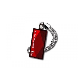 Флэш накопитель USB 8 Gb Silicon Power TOUCH 810 Red