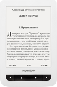 6'' Электронная книга PocketBook 624 White PB624-D-RU