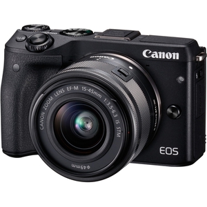Цифровой фотоаппарат Canon EOS M3 Kit 15-45 IS STM черный