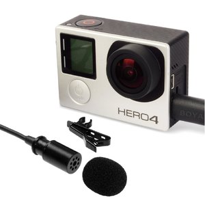 Микрофон петличка Boya BY-GM10 для камер GoPro HERO4, 3+, 3 (и аналогов)
