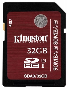 Карта памяти Kingston SDA3/32GB SDHC 32 Гб