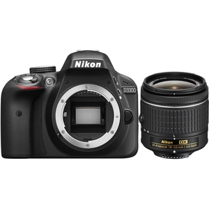 Цифровой фотоаппарат Nikon D3300 Kit 18-55mm VR AF-P черный