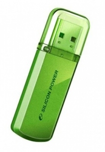 Флэш накопитель USB 4 Gb Silicon Power Helios 101 Green