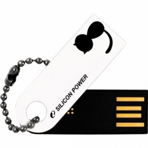 Флэш накопитель USB 4 Gb Silicon Power TOUCH 820 White