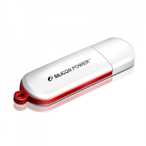 Флэш накопитель USB 8 Gb Silicon Power Lux Mini 320 White