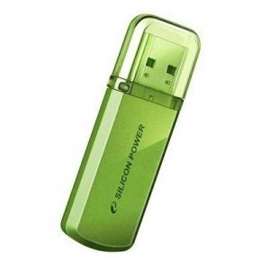 Флэш накопитель USB 8 Gb Silicon Power Helios 101 Green