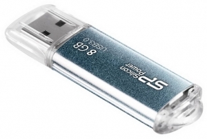 Флэш накопитель USB 8 Gb Silicon Power Marvel M01 Blue USB 3.0