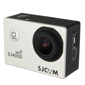 Экшн видеокамера SJCAM SJ4000 Wi-Fi серебрянный