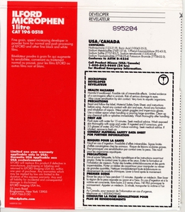 Проявитель для пленки Microphen 1L  (порошок)