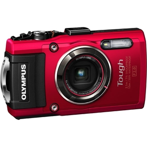 Цифровой фотоаппарат Olympus TG-4 красный  + кольцо макро-подстветки LG-1