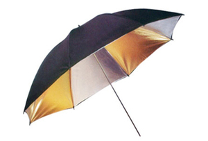 Зонт студийный FUJIMI FJ563 комбинированный золото&серебро 101 см