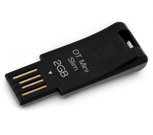 Флэш накопитель USB 2 Gb Kingston Mini Slim