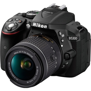 Цифровой фотоаппарат Nikon D5300 Kit 18-55 VR AF-P черный