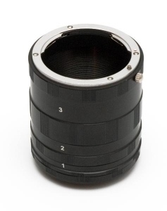 Набор макроколец на Nikon для макросъемки 9мм, 16мм, 30мм (ручная фокусировка)