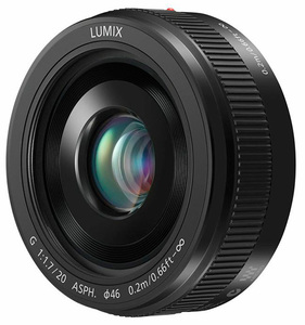 Объектив Panasonic 20mm f/1.7 (H-H020E) черный