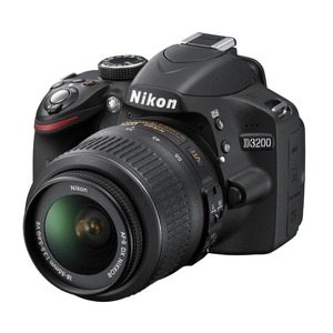 Цифровой фотоаппарат Nikon D3200 Kit AF-S 18-55 DX VR черный