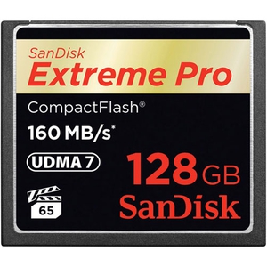 Карта памяти 128Gb Sandisk Extreme Pro CompactFlash (160/150 Mb/s) (SDCFXPS-128G-X46)