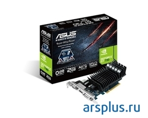 Видеокарта ASUS GeForce GT730 902Mhz ( GV-N730D3-2GI ), 2Gb GDDR3, 64bit, DVI, HDMI, VGA, PCI-E 2.0