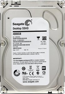 Жёсткий диск SATA 4Tb Seagate Desktop SSHD ST4000DX001 64Mb 3.5" 5900 rpm