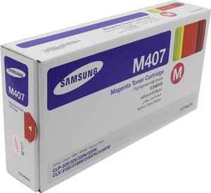 Тонер-картридж Samsung CLT-M407S Пурпурный (magenta) 1000стр для CLP-320/325, CLX-3185FN