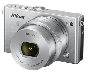 Цифровой фотоаппарат NIKON J4 Kit  VR 10-30mm PD-Zoom Silver