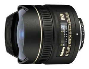 Объектив Nikon 10.5mm F2.8G ED DX Fisheye-Nikkor