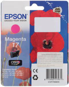 Картридж струйный Epson T17 пурпурный