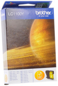 Картридж струйный Brother LC-1100Y