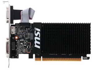 Видеокарта MSI GeForce GT 710 Silent LP [GT 710 2GD3H LP]